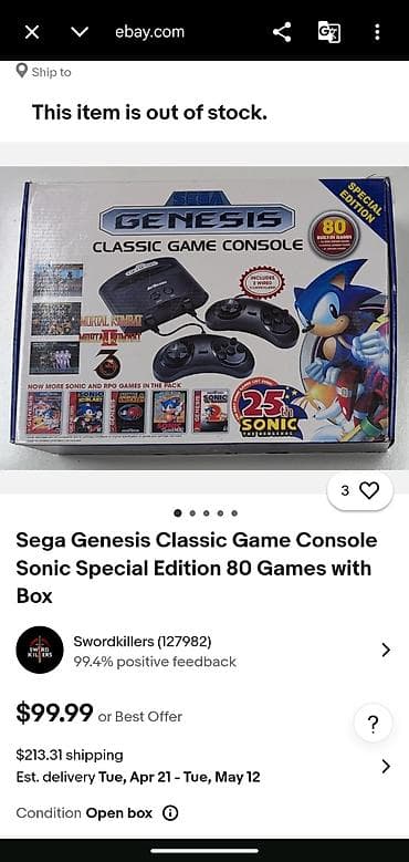 Другие игры и приставки: SEGA Genesis Classic Game Console — ретро-приставка с — 3