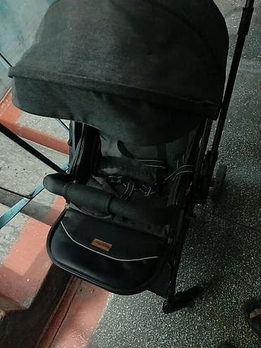 коляска капелла: Коляска, Другой бренд, цвет - Черный, Б/у, Самовывоз — 2
