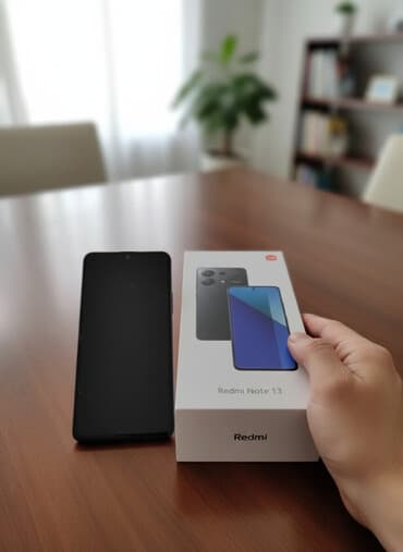 телефоны xiaomi redmi 9c: Redmi, Redmi Note 13, Колдонулган, 256 ГБ, түсү - Кара, 2 SIM — 3