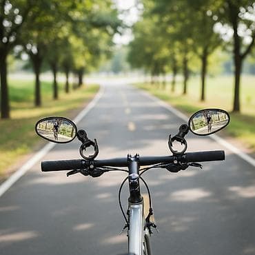 spark 7: Зеркала заднего вида для велосипеда — комплект из 2 шт. - Форма — 1