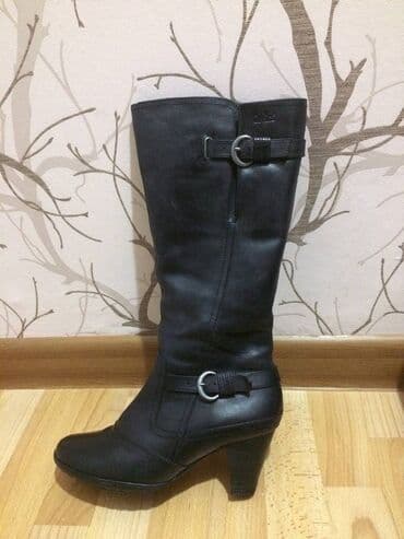 сапоги из натурального меха и кожи: Элегантные женские сапоги Caprice из натуральной кожи – идеальный — 4