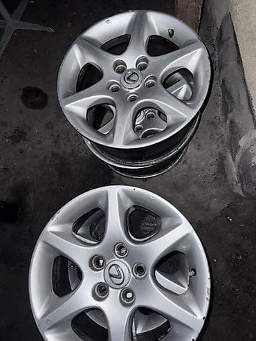 step 2: Литые Диски R 16 Lexus, Пара, отверстий - 5, Б/у — 1