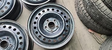 r16 85: Железные Диски R 16 Honda, Комплект, отверстий - 5, Б/у — 2