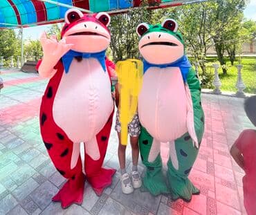 костюмы прокат: Срочно продаю костюмы лягушек. Новые!!!Зеленый и красный. Можно под — 1