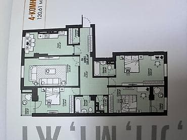 Строится, Элитка, 4 комнаты, 120 м²