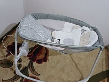 кресла качалки бу: Люлька, Б/у, Колыбель, Качалка, цвет - Серый, Самовывоз — 1