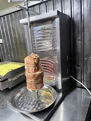 Электрошашлычница/аппарат для шаурмы (вертикальный гриль) два тэна по