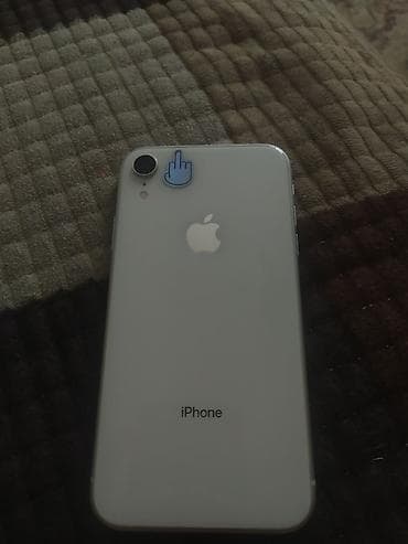 iphone 7 plus цена в бишкеке: IPhone Xr, Б/у, 128 ГБ, Белый, Защитное стекло, Кабель, 79 % — 3