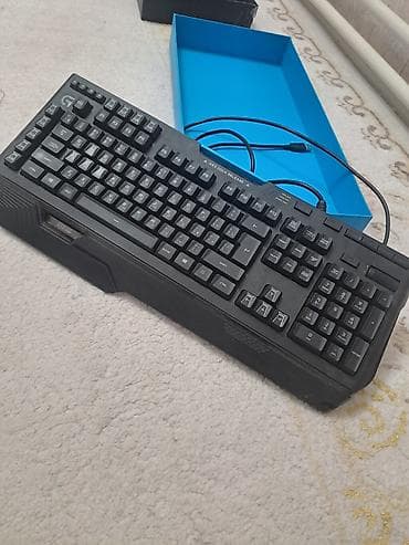 Компьютер жана ноутбук аксессуарлары: Клавиатура, Logitech, Механикалык, Зымдуу туташтыруу, Өлчөмү: 100% — 1