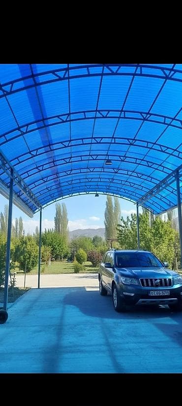 коробки деревянные: Навес, Арочный, Металл, Поликарбонат, Установка — 1