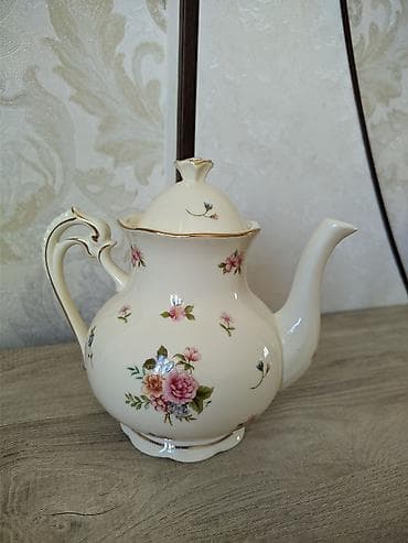 цветы акции: Элегантный заварной чайник в викторианском стиле ✨ изысканный — 5