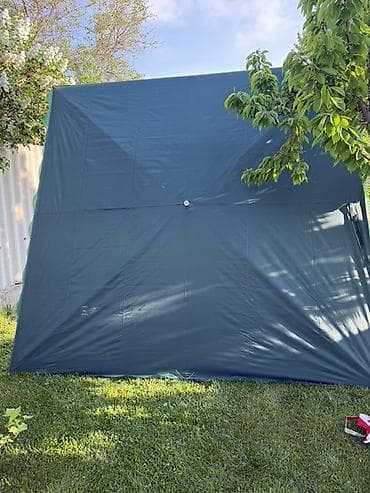 зонтик квадрат: Большой садовый зонт/тент на стойке - Форма купола: квадрат - размер — 3