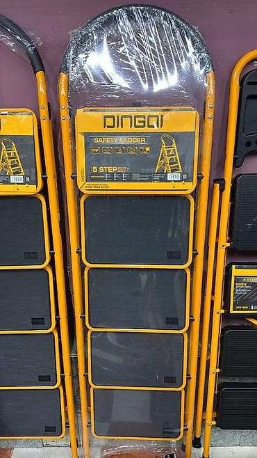 Складные стремянки-лестницы: Складная стремянка-лестница, Материал: Металл, Новый, Для дома, Высота: До 2 м — 5