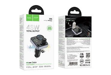 mi pad 6 pro: HOCO E86 Intelligent Balance — автомобильный FM‑трансмиттер и зарядное — 1