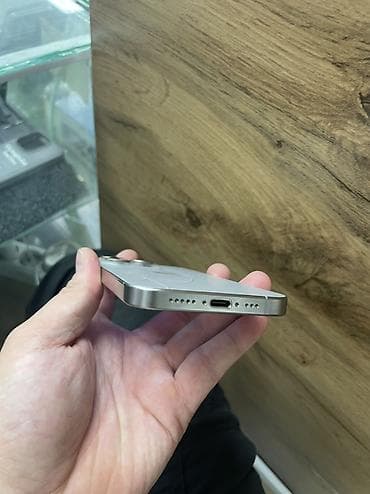 titanium: IPhone 15 Pro, Б/у, 256 ГБ, Natural Titanium, 100 % — 5