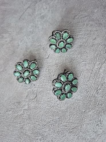 Зер буюмдар: Комплекты украшений из серебра 925-пробы,покрыты черным родием,с — 2