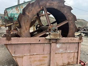 кирпичный стонок: Грохот вибрационный + колесная мойка песка (комплект для переработки — 4