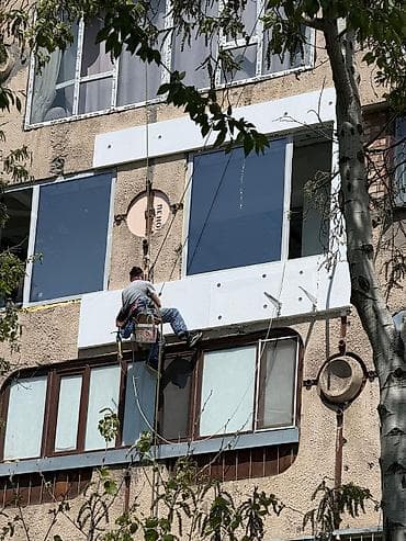 Утепление фасада, Утепление балкона, лоджии, Утепление стен | Утепление дома, Утепление квартиры, Утепление склада Керамзит, Пенопласт, Пенополиуретан Больше 6 лет опыта