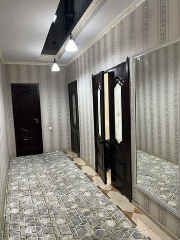 суточные квартиры в бишкеке дешево аламедин 1: 2 комнаты, 75 м², Элитка, 4 этаж, Косметический ремонт — 5