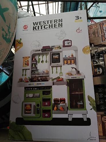 детские кухни: Детская игровая кухня Western Kitchen (для детей 3+) - Большой — 1