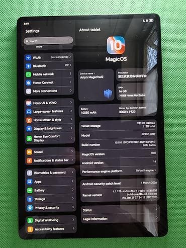 ми 10 с: Планшет, память 1 ТБ, 12" - 13", Wi-Fi, Классический цвет - Черный — 2