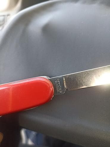 Аңчылык жана балык уулоо: Мультитул-нож Victorinox с кожаным чехлом Компактный швейцарский нож — 8
