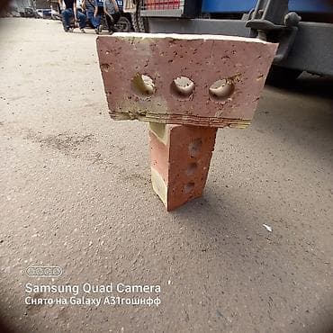 резины для пола: Пустотелый, дырчатый, Жженый кирпич, Одинарный, 250×120×65 — 1