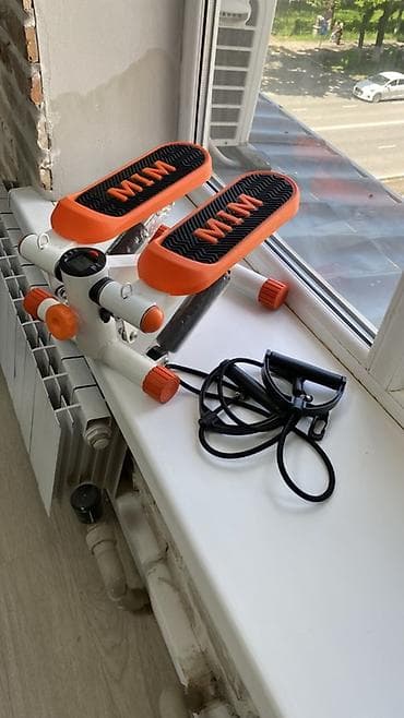 Компактный мини-степпер с эспандерами и счетчиком - Тип: механический