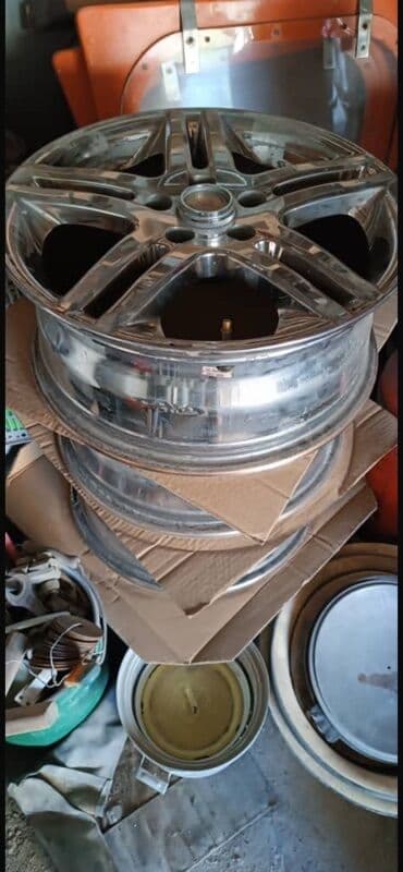 оригинальные штампованные диски опель: Литые Диски R 17 Комплект, отверстий - 5, Б/у — 2