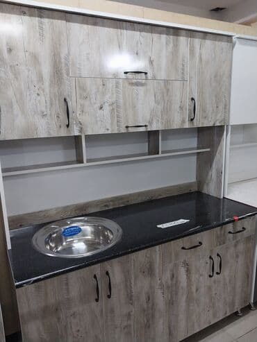 цена на столешницы для кухни: Кухуный гарнитур новый размер 1,5метр высота 2метр материал ламинат — 4