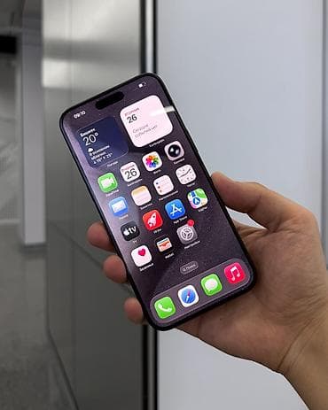 обмен на iphone: IPhone 15 Pro Max, Б/у, 256 ГБ, Black Titanium, Защитное стекло, Чехол, В рассрочку, 88 % — 2