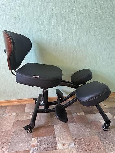 Офис шкафтары: Кеңсе отургучу, Колдонулган, түсү - Кара, Башка материал — 4