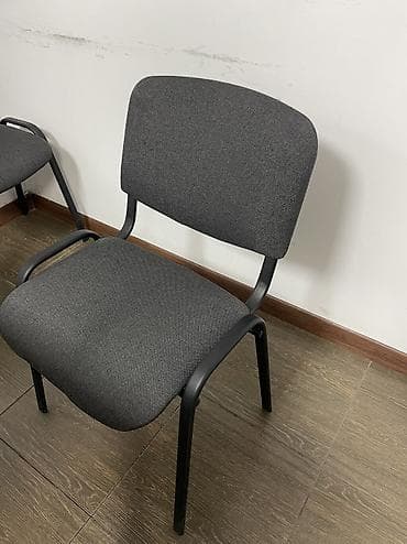 computer table: Комплект офисной мебели, Б/у, Стул, Шкаф, Тумба, Металл, Самовывоз, цвет - Серый — 6