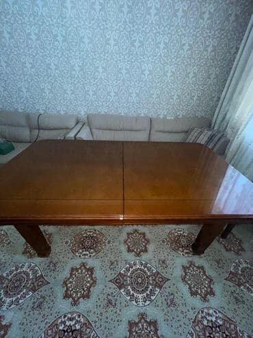 купить бу стол: Стол для Зала Материал: Дерево длина: 2,45см,в укороченном виде — 2