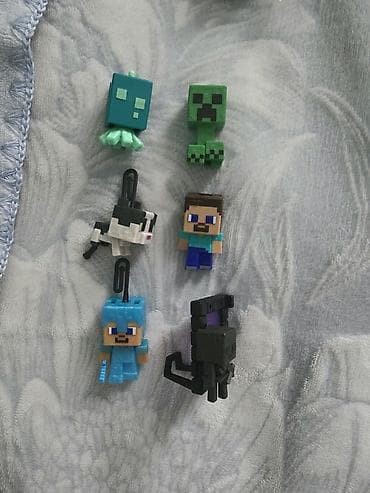 киндер маинкрафт: Minecraft Что внутри: - Крипер - Стив - Стив в алмазной броне с — 1