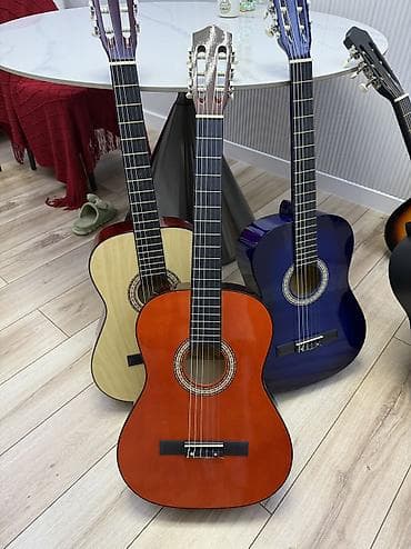 Гитаралар: Гитара классическая, с комплектом, 39 дюймов, 4/4 Широкий гриф — 8