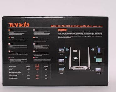 deco e4: Wi‑Fi роутер Tenda N318 (Wireless N318 Easy Setup Router) - — 4