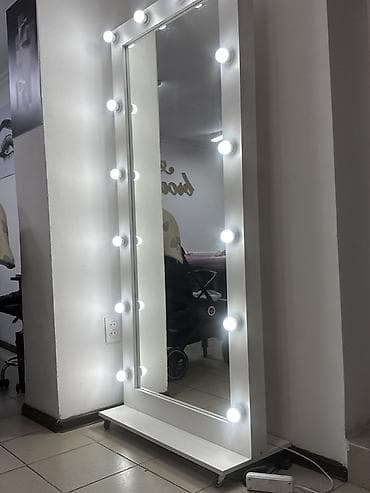 Напольное зеркало визажиста с подсветкой - Формат: полноразмерное