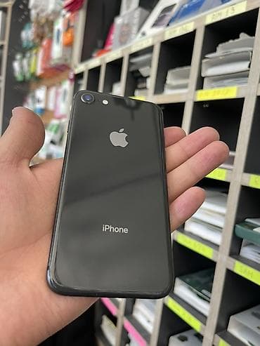 IPhone 8, Колдонулган, 64 ГБ, Кара