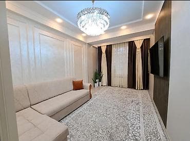 anex sale: 3 комнаты, 80 м², Аламедин-1 мкр Элитка, 1 этаж, Дизайнерский ремонт — 1
