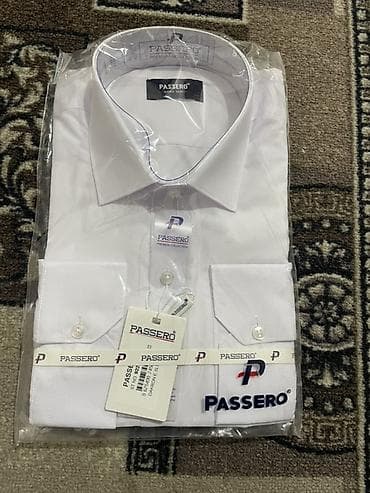 Рубашки: Белая мужская рубашка PASSERO - Линия: PASSERO Extra Slim - Посадка — 3