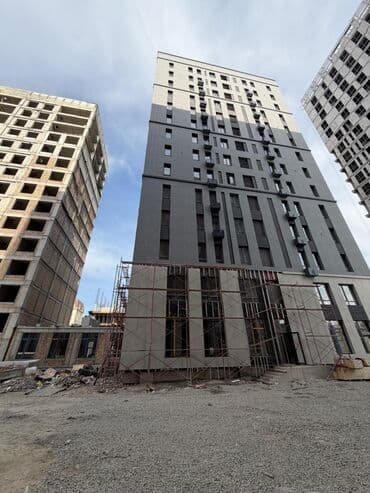 stroka.kg продажа квартир: 3 комнаты, 80 м², Элитка, 9 этаж, ПСО (под самоотделку) — 3