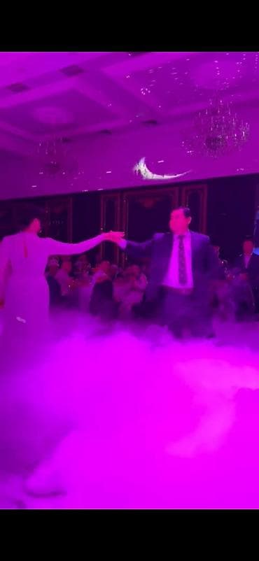 Услуга: «Тяжёлый дым» для первого танца и торжеств - Эффект густого