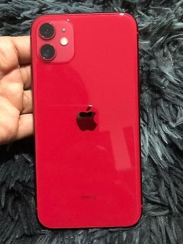 компьютер айфон: Apple iPhone 11 (PRODUCT)RED - Цвет: (PRODUCT)RED, стеклянная задняя — 1