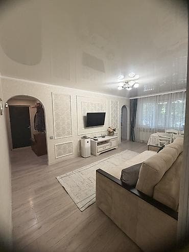 ремонт надо: 3 комнаты, 58 м², Кудайберген авторынок 1 этаж, Косметический ремонт — 2
