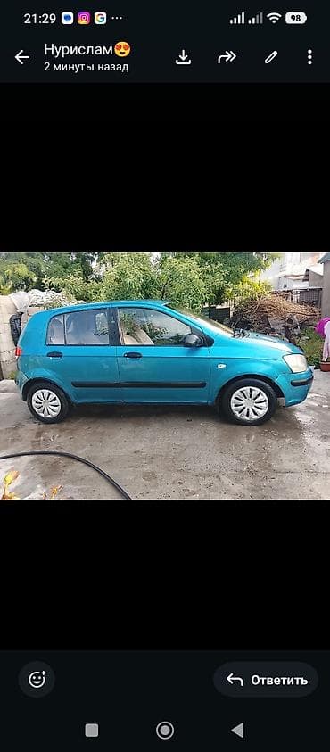 Транспорт: Hyundai Getz: 2005 г., Механика, Хэтчбэк — 4