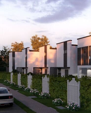 дом на рассрочку бишкек: Таунхаус, 115 м², 4 комнаты, Агентство недвижимости, ПСО (под самоотделку) — 8