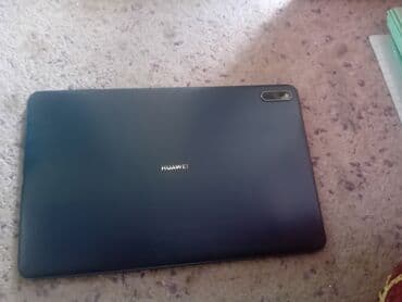 экран для компьютера: Планшет, Huawei, 9" - 10", Wi-Fi, Б/у, Классический цвет - Серый — 2