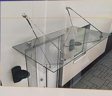 Отделочные работы: На заказ Цельностеклянная перегородка, Для офиса, Монтаж — 4