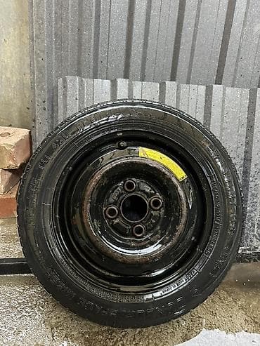 diska r13: Колеса в сборе >385 / 60 / R <13, Зима, Б/у, Запаска, Легковые, Железные, отверстий - 4 — 1